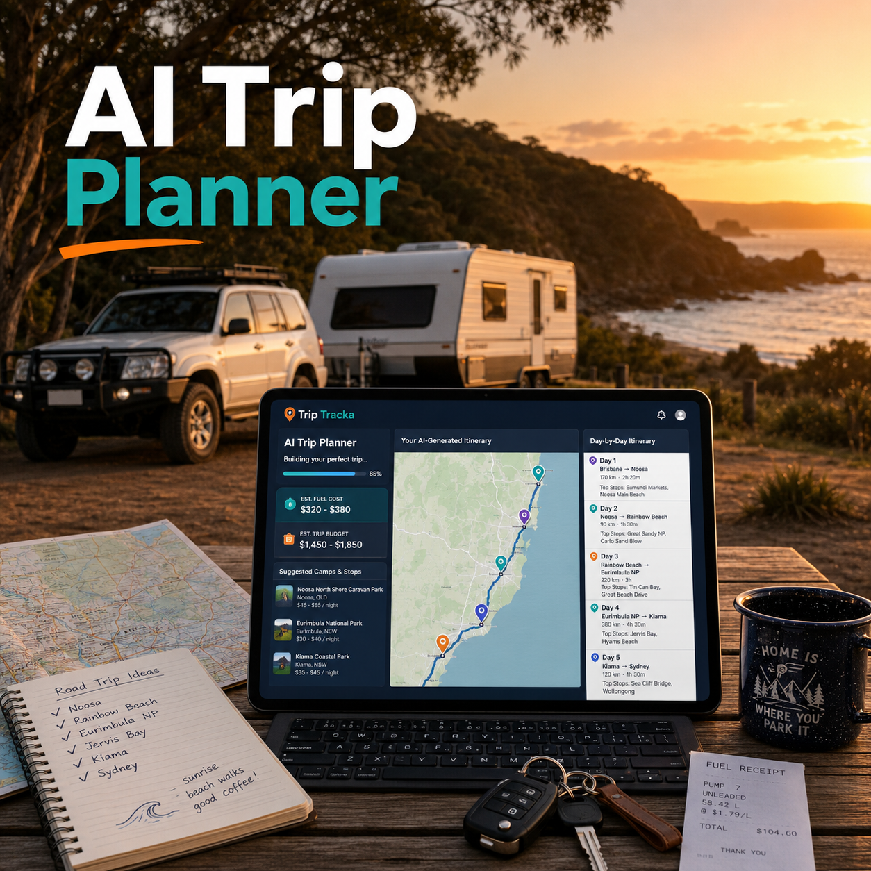 AI Trip Planner: Plan Your Road Trip, Budget, Fuel Stops and Itinerary in Minutes